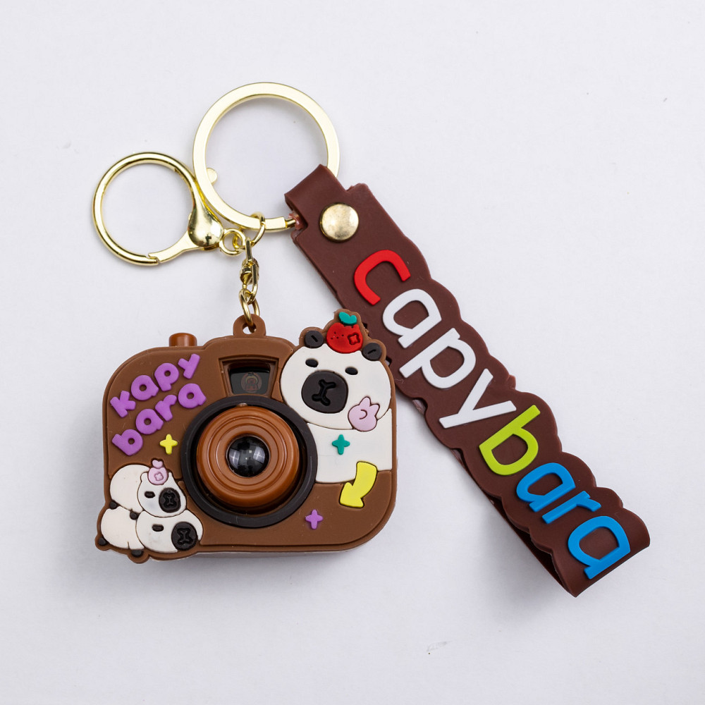 Дитячий брелок Фотоапарат з проекцією 5.5×1.5×4 (см) для ключів, на сумку і рюкзак HP-55-29BR Коломия - фото 1