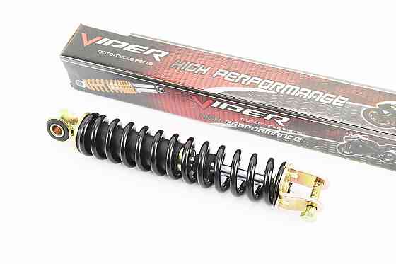 Амортизатор задній GY6/Honda - 240мм*d40мм (втулка 10мм / вилка 8мм), чорний Київ