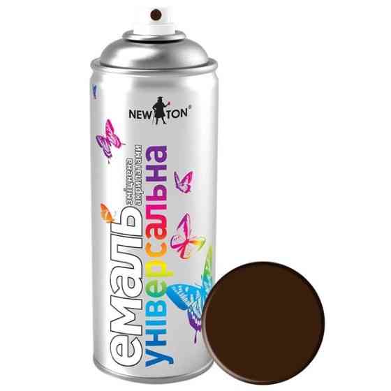 Емаль універсальна 400мл 8017 темно-коричневий аерозоль NEW TON Житомир