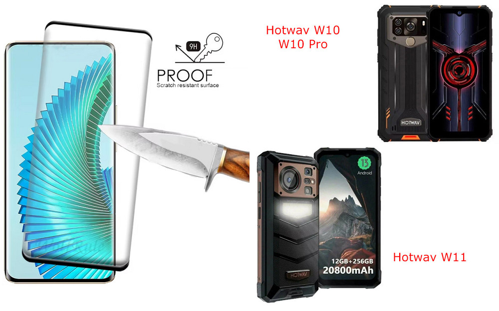 Захисне скло HyperGlass Pro для Hotwav W10, W10 Pro, W11 – максимальна чутливість та захист Київ - фото 2