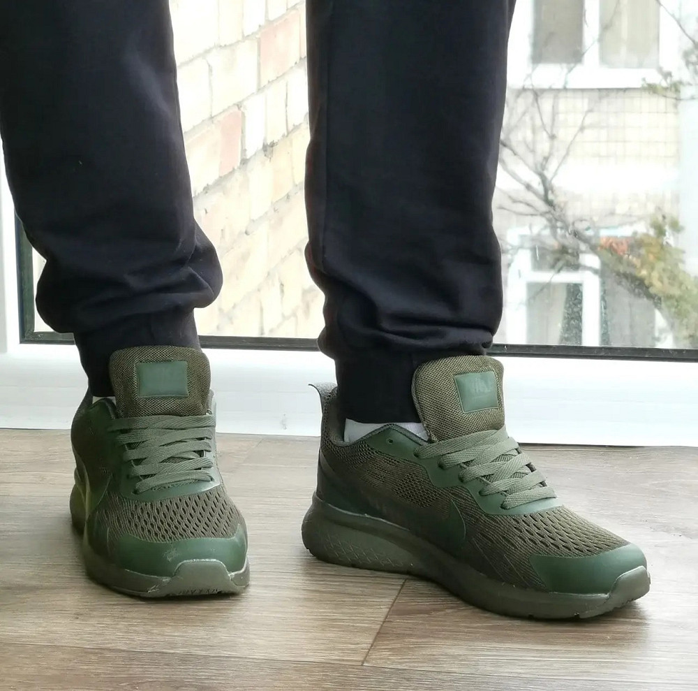 Кросівки Nike Зелені Найки BOOST Колір Хакі Чоловічі Найк (розміри: 36,37,38,39,40,41) Дніпро - фото 8