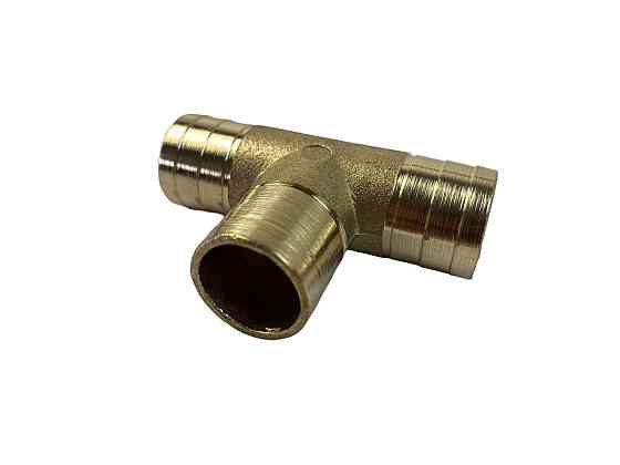 Перехідник шлангів обігрівача (D 20х20х20) латунь (трійник) Мукачево