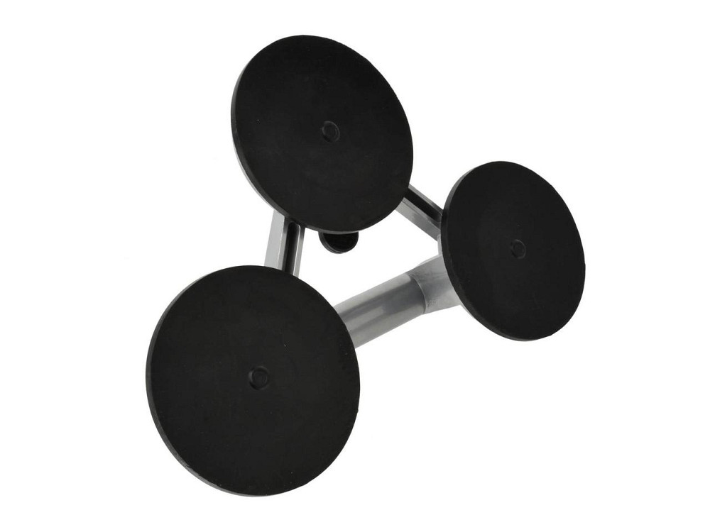 Присоска для скла вакуумна алюмінієва потрійна 115мм вантажопід'ємністю 130кг "GeKo" Київ - фото 3