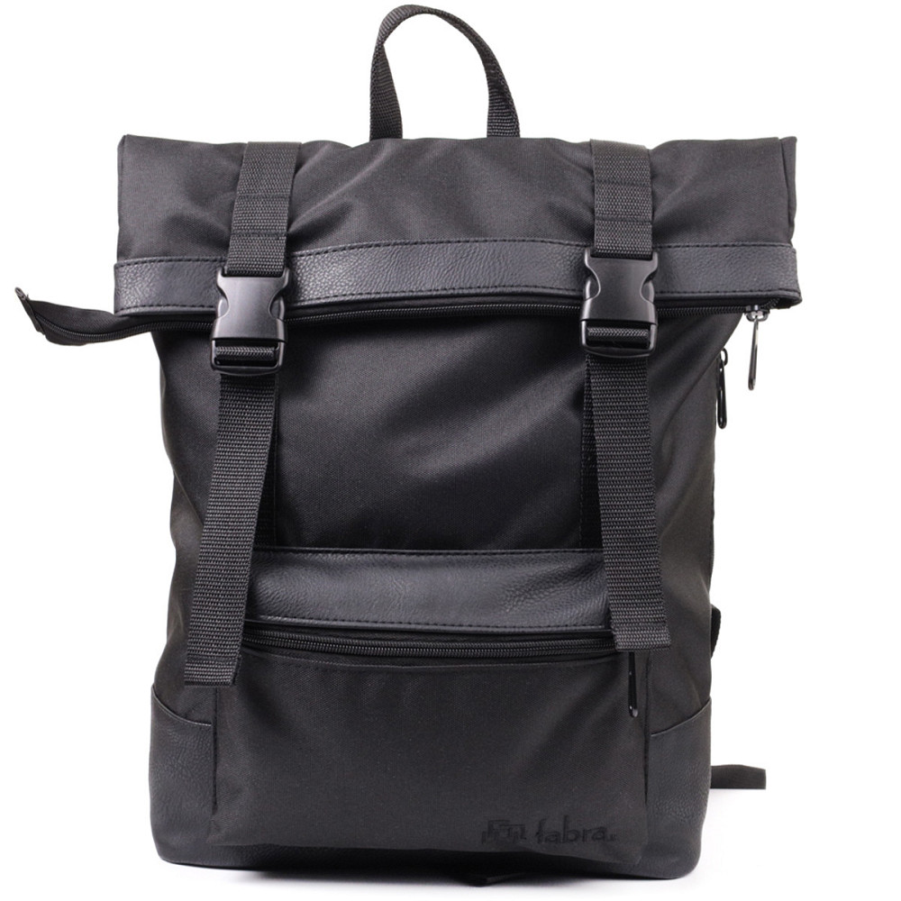 Рюкзак для ноутбука из вставками эко-кожи Черный (FABRA) Киев - изображение 3
