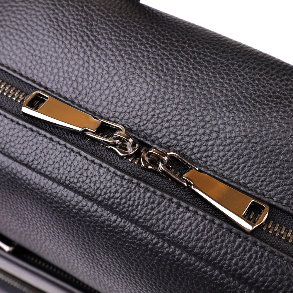 Чоловічий рюкзак з натуральної шкіри Vintage 23052 Чорний Київ - фото 5