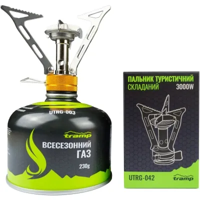Пальник Tramp UTRG-042 + Картридж 230гр (UTRG-042+UTRG-003) Вінниця
