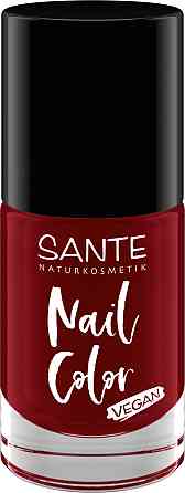 VEGAN-Лак для нігтів Nail Color 07 Redy or Not/Dark Red SANTE 8 мл Вінниця