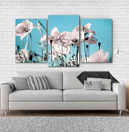 Модульна картина Квіти Art-17_3 Київ