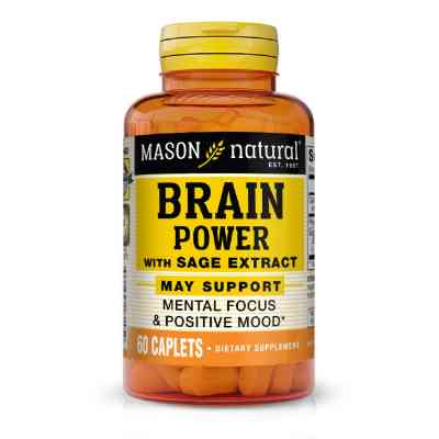 Трави Mason Natural Шавлії Екстракт, Сила мозку, Brain power with sage extract, (MAV18145) Вінниця