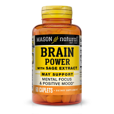 Трави Mason Natural Шавлії Екстракт, Сила мозку, Brain power with sage extract, (MAV18145) Вінниця - фото 1