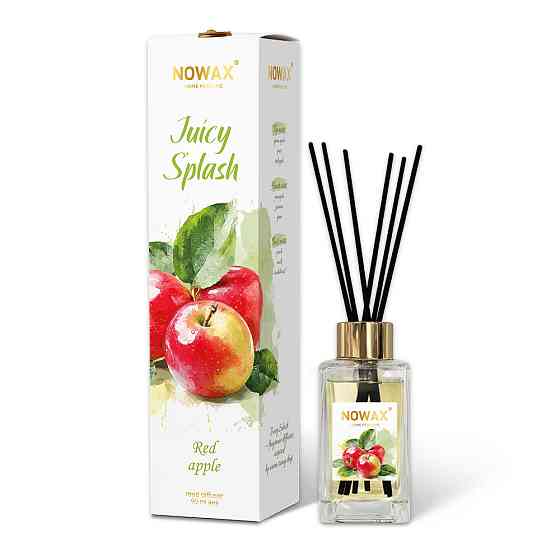 Аромадиффузор с палочками Nowax Juicy Splash - Red Apple 90мл Львов
