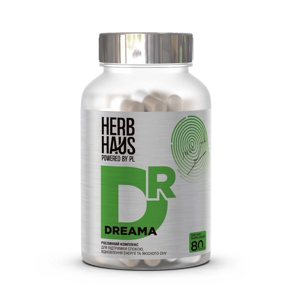 Дієтична добавка для підтримки спокою, відновлення енергії та якісного сну DREAMA HerbHaus  капсули №80 Дніпро - фото 1