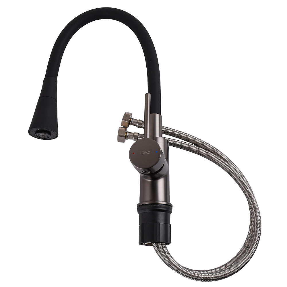 Змішувач для кухні TOPAZ LOFT TLF 8854-H39-GP-B01, Шланги TAQ-M0855 Тернополь - изображение 7