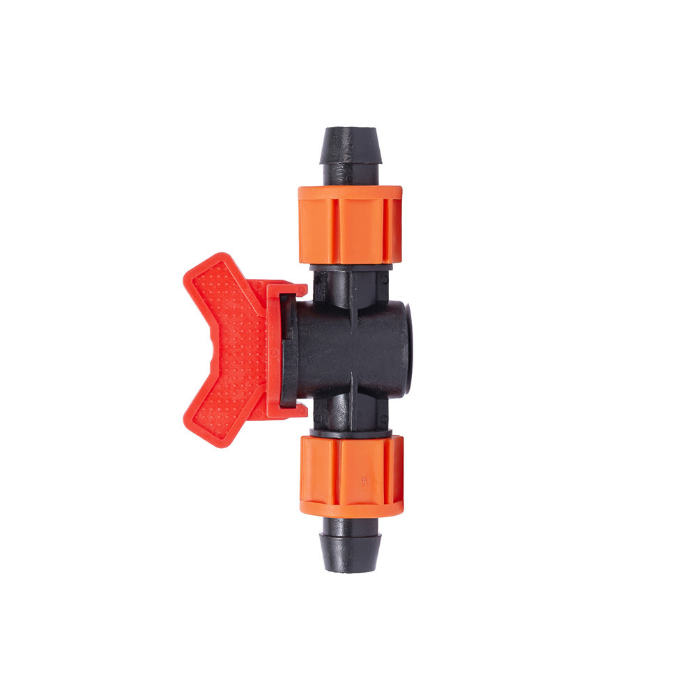 Кран для капельной ленты Ø16мм проходной FLORA (5079474) Ровно - изображение 3