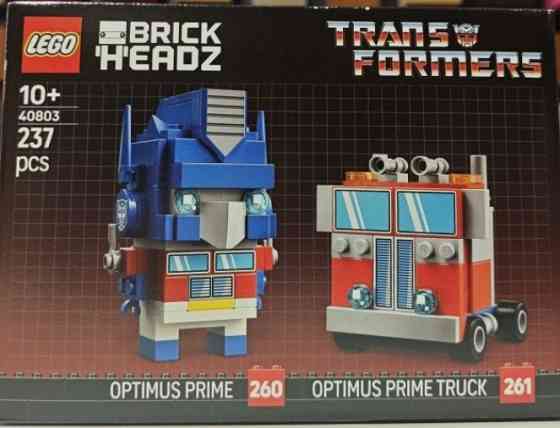 Конструктор LEGO BrickHeadz 40803 Optimus Prime і транспортний засіб Київ