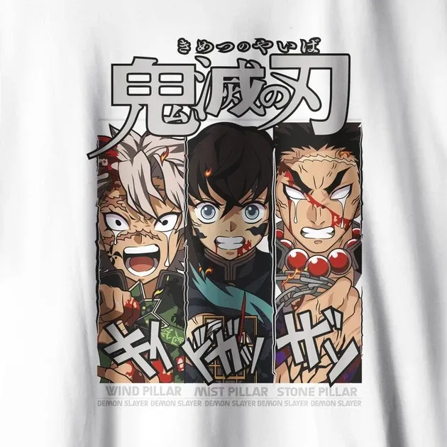 Футболка для підлітка хлопчика з принтом Клинок, рассекающий демонов Столпы 2 WE Розмір 160 Anime10363 Дніпро - фото 4