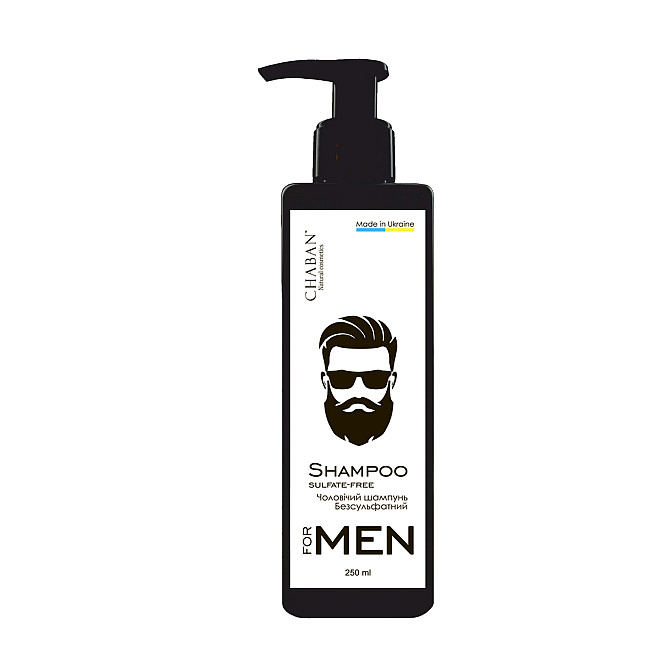 Мужской шампунь для волос For Men Chaban 250 мл Винница - изображение 1