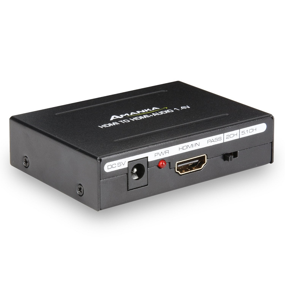 Цифровий аудіоконвертер Amanka HDMI to HDMI+AUDIO 1.4V Луцьк - фото 1