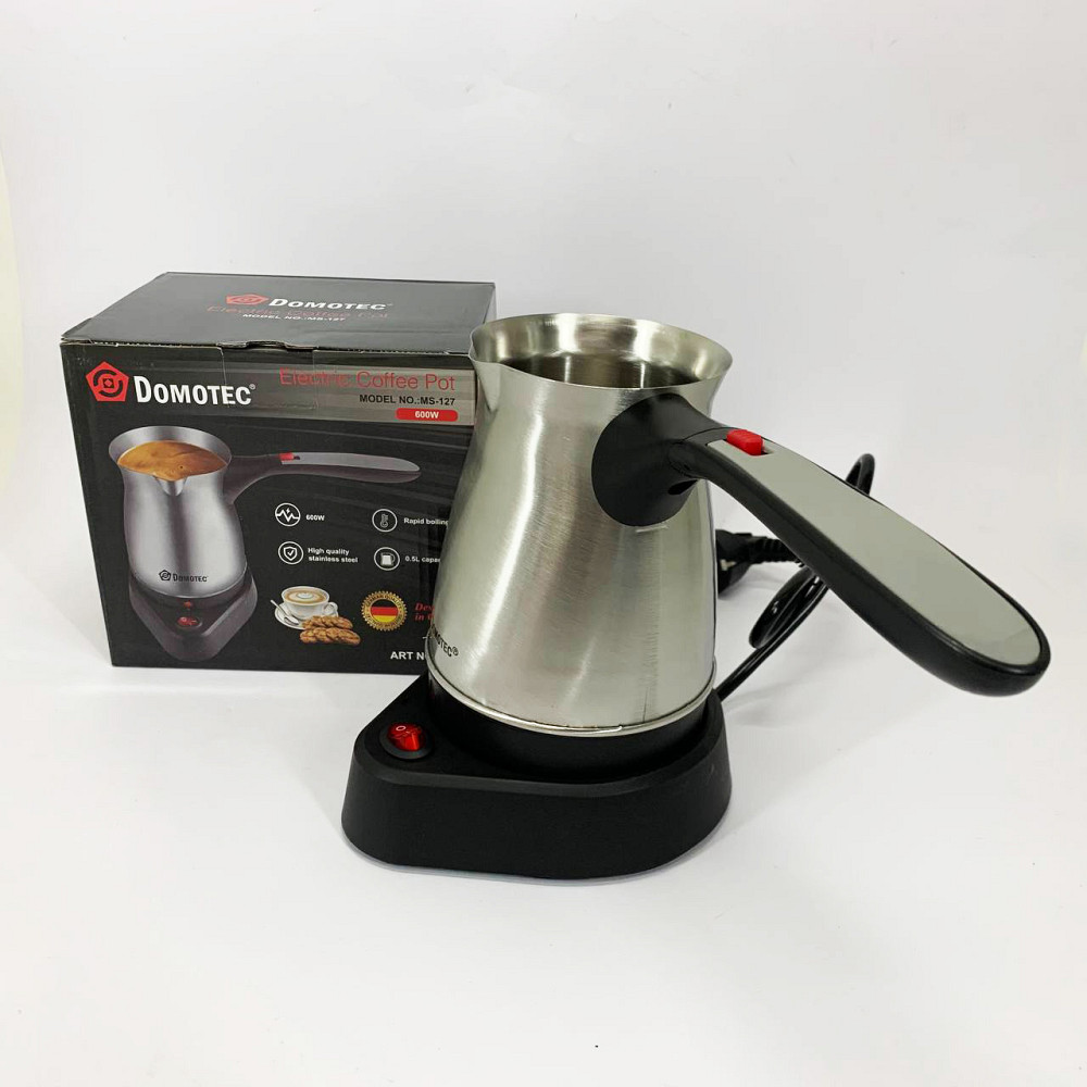 Турка для заварного кофе Domotec, Бюджетная турка, Электрическая 0.5 л Электротурки NB-63 Львов - изображение 1