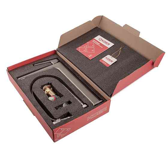 Высокий смеситель для умывальника Koer KB-11031-07 (KR5435) - надёжный выбор Харьков