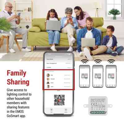 Модуль управління розумним будинком EMOS H5102 ZigBee 3.0 2-Channel (H5102) Вінниця