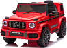 Дитячий електромобіль MERCEDES G63 12V червоний з пультом керування Diego