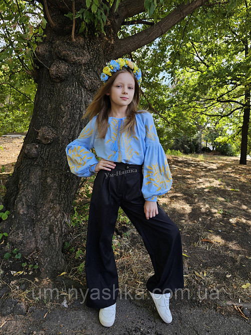 Вышиванка натуральная  для девочки с колосками Кривой Рог - изображение 6