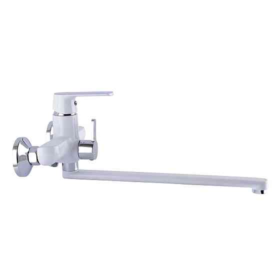 Змішувач для ванної Globus Lux Laguna GLA-0208-7-WHITE EURO Луцк