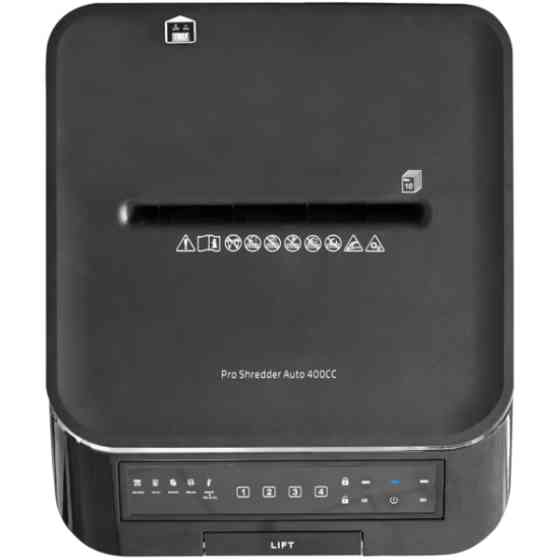 Знищувач документів HP Pro Shred Auto 400CC, A4, 80g х 10 л.,4*12, 53л., P-4 Винница