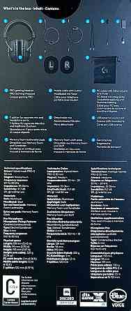 Наушники Logitech G PRO X Black 1 шт. Open Box! Харьков