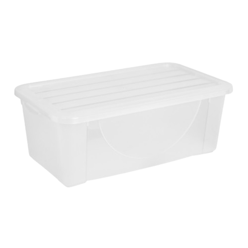 Ємність 6л для зберігання речей з кришкою прозорий Алеана Житомир - фото 1