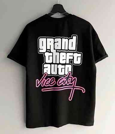 Футболка Grand Theft Auto: Vice City | Футболка GTA Vice City з принтом M, Білий Чернівці