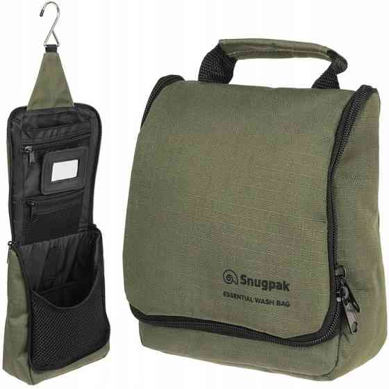 Туристична Косметичка - Сумка із дзеркалом для приналежностей Snugpak "Essential Wash Bag" Olive Нововолинськ