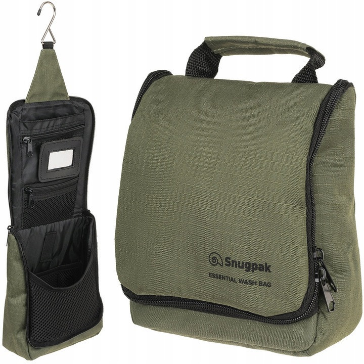Туристична Косметичка - Сумка із дзеркалом для приналежностей Snugpak "Essential Wash Bag" Olive Нововолинськ - фото 1