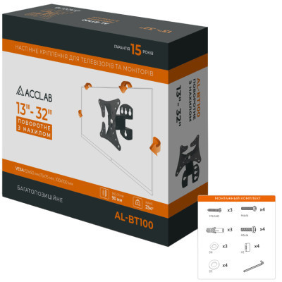 Кронштейн ACCLAB AL-BT100 (1283126485695) Вінниця - фото 7