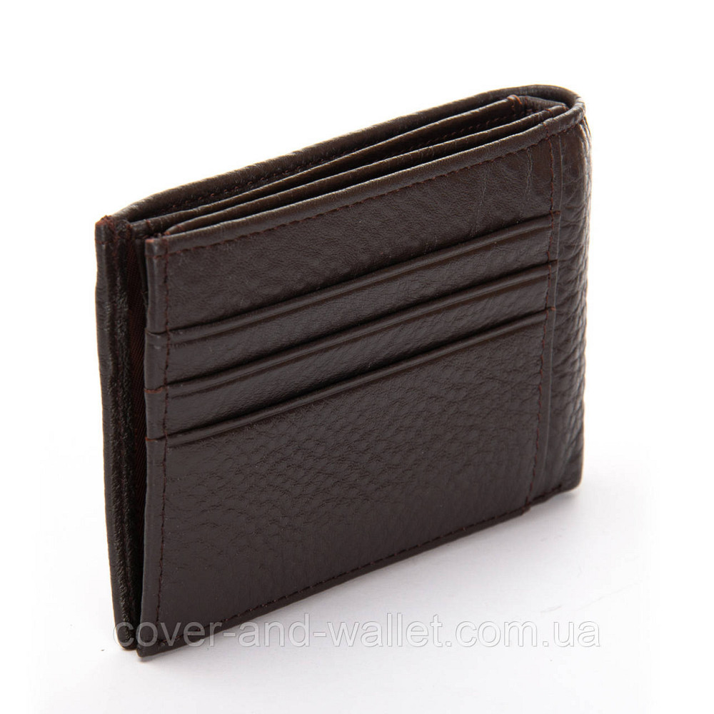 Маленький чоловічий гаманець затискач на багато карток чорного кольору Bretton Київ - фото 4