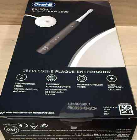 Oral-B Pulsonic SlimClean 2000 Black – звукова зубна щітка. Київ