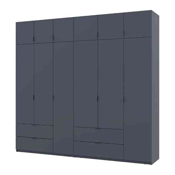 Шкаф для одежды Doros Лукас Графит 3+3 ДСП 255х50х240 DRS-011694 (42005113) Львов