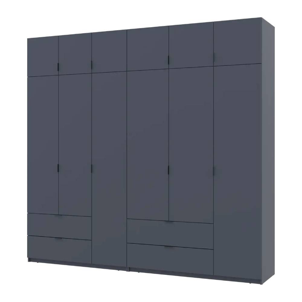 Шкаф для одежды Doros Лукас Графит 3+3 ДСП 255х50х240 DRS-011694 (42005113) Львов - изображение 1