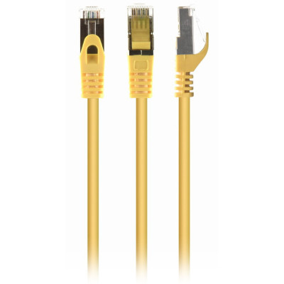 Патч-корд 15м S/FTP Cat 6A CU LSZH yellow Cablexpert (PP6A-LSZHCU-Y-15M) Винница - изображение 1