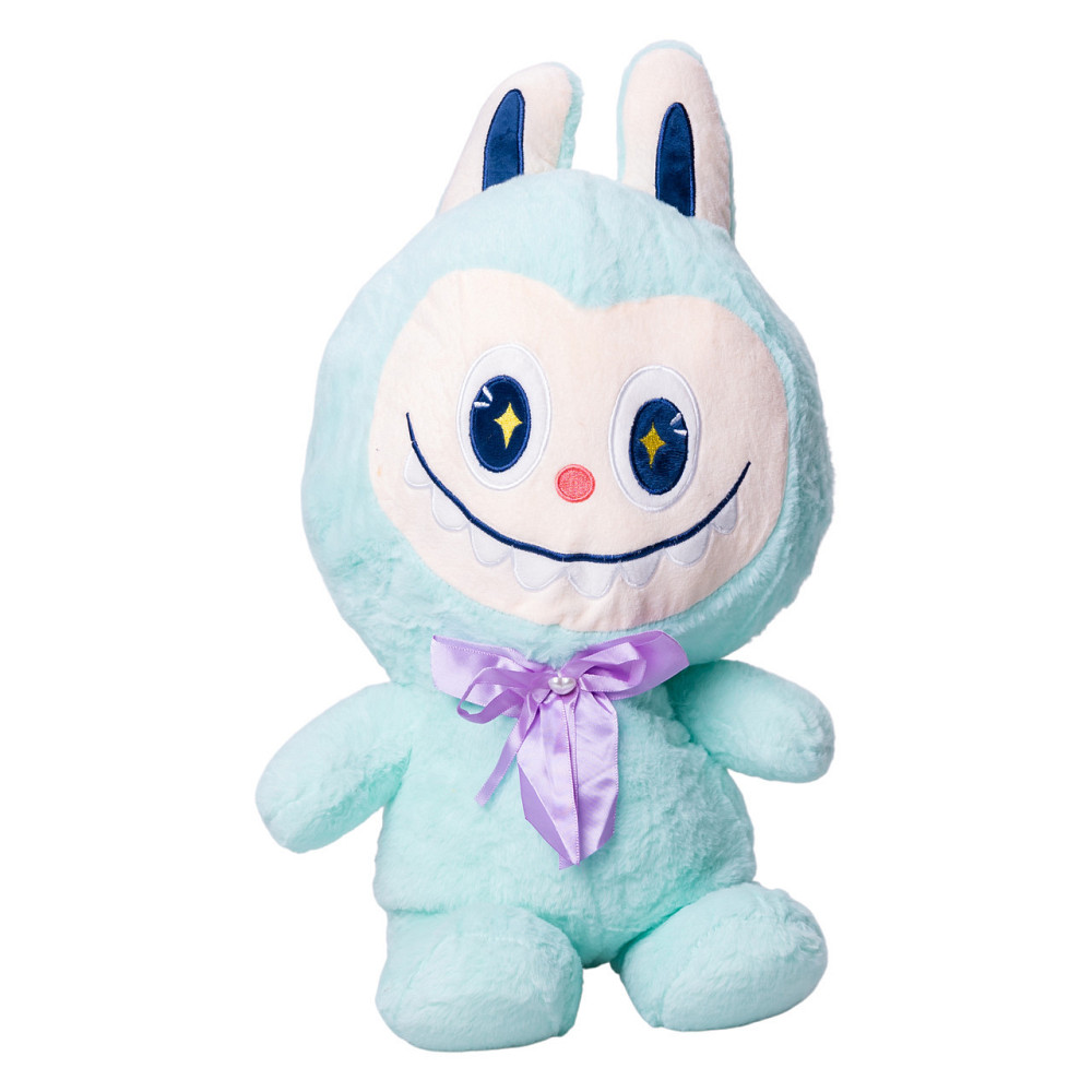 М'яка іграшка Лабубу з пледом 54 см М'ятна ТМ COLORFUL HOME Київ - фото 3