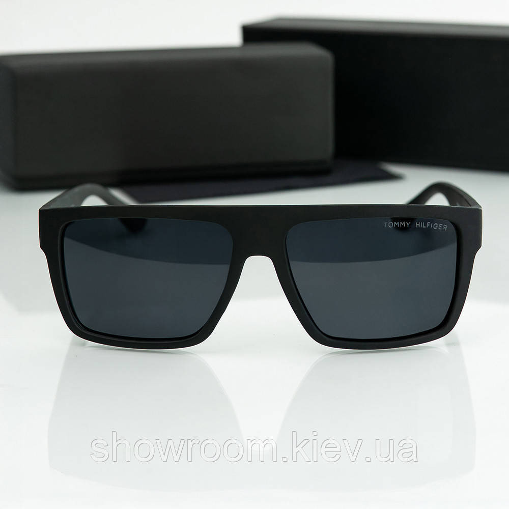 Чоловічі сонцезахисні окуляри з поляризацією Tommy Hilfiger (0516) Київ - фото 2