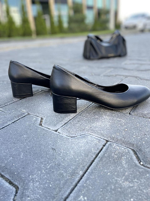 Nivelle Туфлі жіночі NIVELLE чорні натуральна шкіра каблук 5 см 38р. (3832) Коломыя - изображение 3