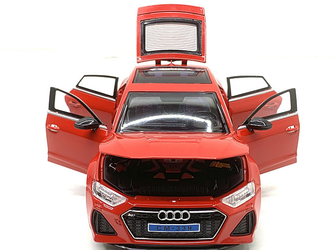 Машина Автосвіт Audi rs 7 інерційна відчиняються двері капот багажник 21см Червоний (AP-1963) Чернігів - фото 8