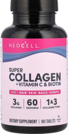 Коллаген + витамин С и биотин NeoCell Collagen + Vitamin C & Biotin супер 180 таб Киев