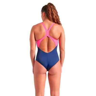 Купальник Arena Ripples Swimsuit V Back B 009021-780 синій 38 (3468337506089) Вінниця