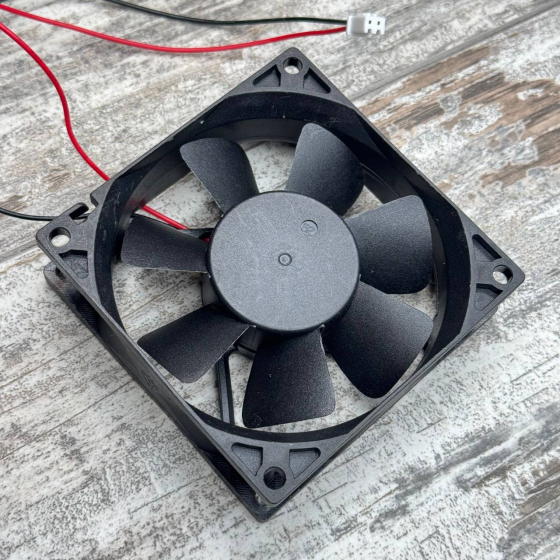 Вентилятор для корпусу 80мм 8025, 12В 0.2А, 2-pin, кулер охолодження ПК та блоків живлення Київ