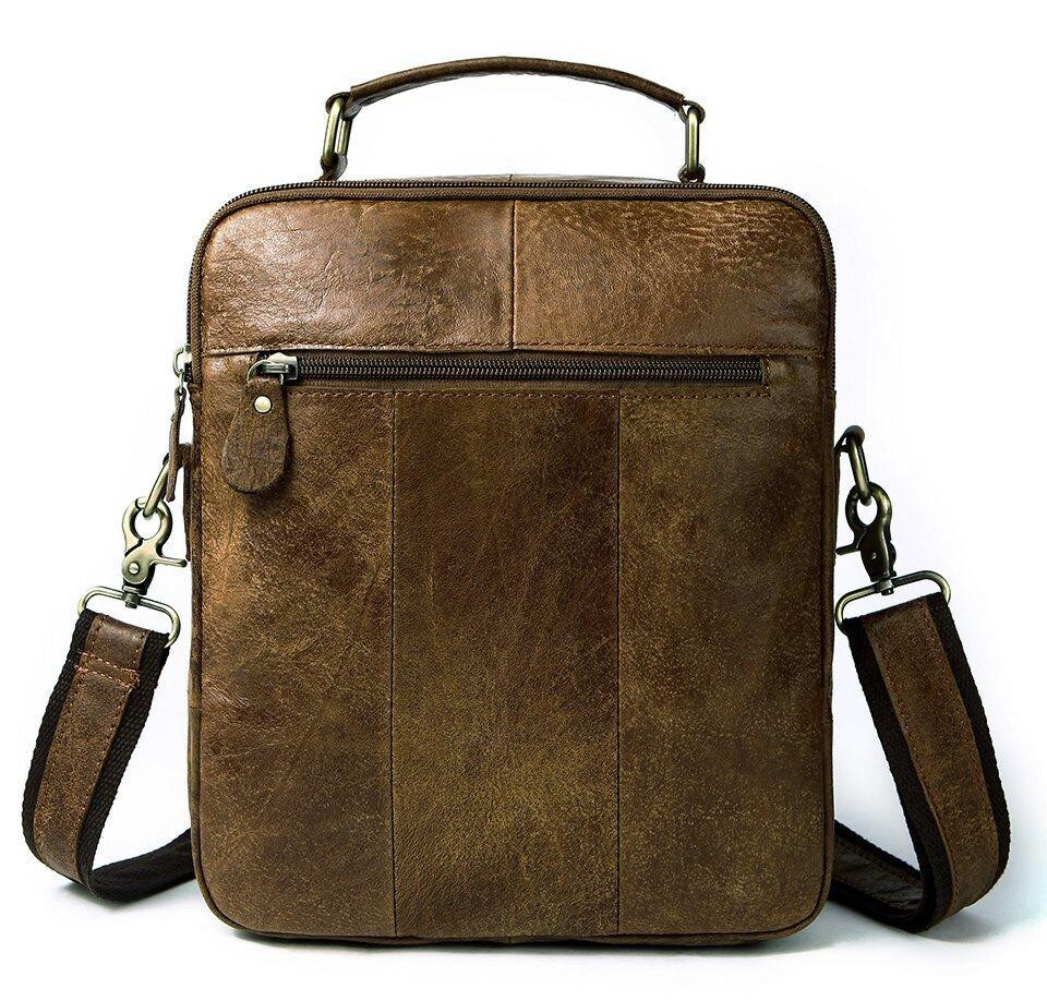 Cумка с эффектами старины мужская Vintage 14673 Рыжая Киев - изображение 5