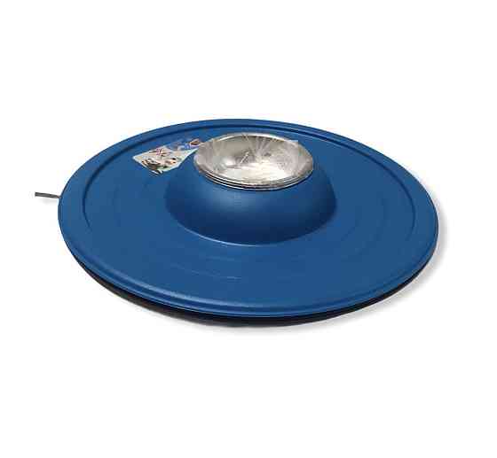 Миска металева для собак і котів Volcano з м'яким ковриком, миска антибруд, 39 см Київ