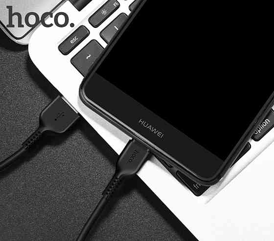 Кабель HOCO X20 USB to Type-C 3A, 2m, PVC, TPE connectors, Black Київ